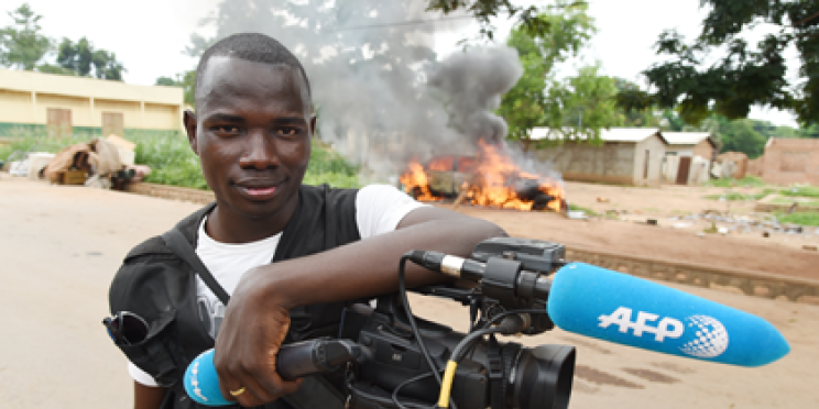 Pacôme Pabandji, reporter pour l’AFP en Centrafrique, remporte le prix Rory Peck