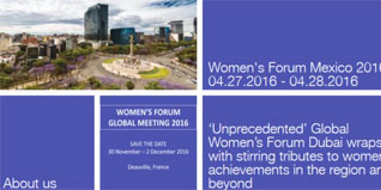 L’AFP partenaire du Women’s Forum pour son édition à Mexico