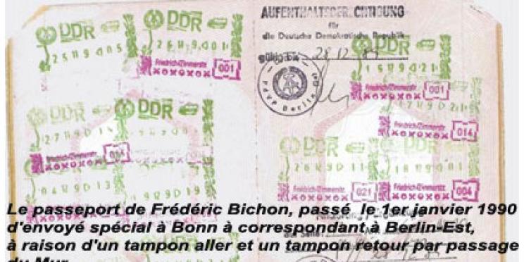 Frédéric Bichon, directeur du bureau de Berlin,  raconte la chute du Mur de Berlin